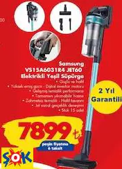 SAMSUNG VS15A6031R4 JET60 ELEKTRİKLİ YEŞİL SÜPÜRGE